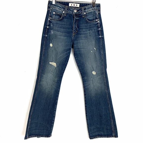 Amo bex dreamers destroy high rise jeans size 26 - Picture 2 of 8